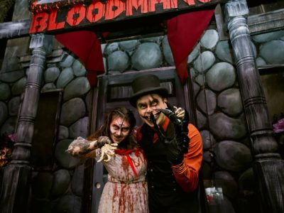 Blood Manor’s haunted house returns to the Tribeca studio behind Lincoln’s $5 portrait