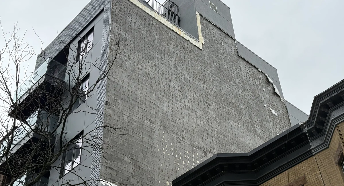 Family forced from Prospect Lefferts Gardens home after stucco drops from building next door