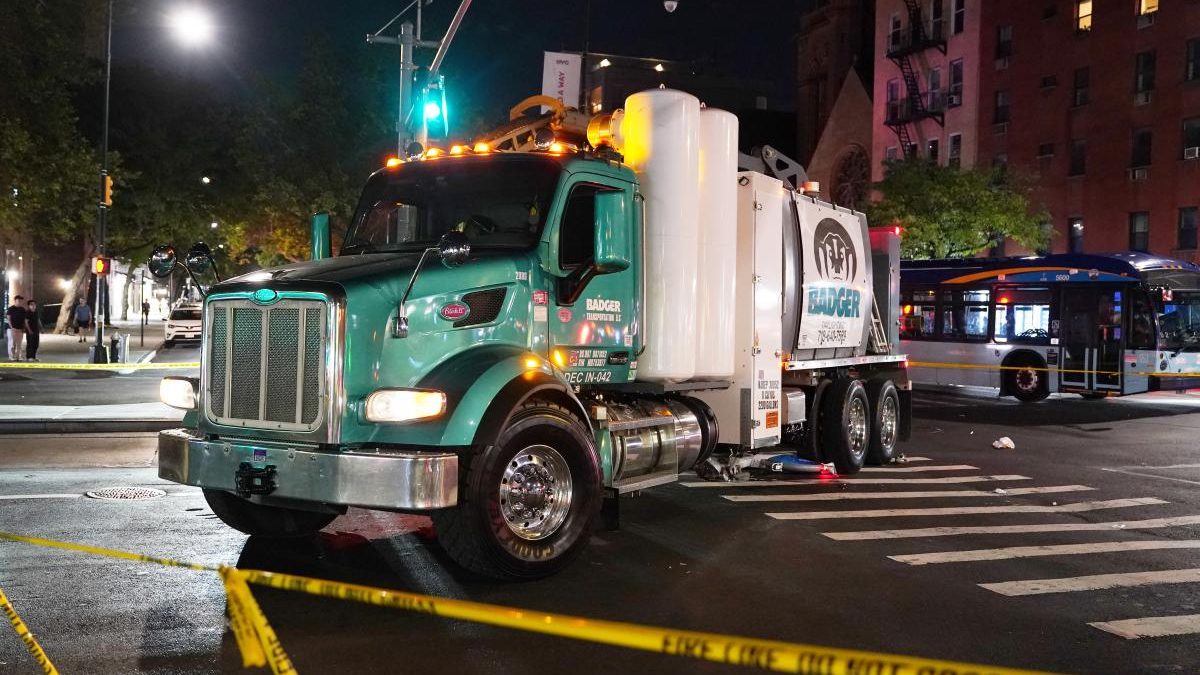 Girl, 15, dies after truck turning onto First Avenue hits Citi Bike in East Village