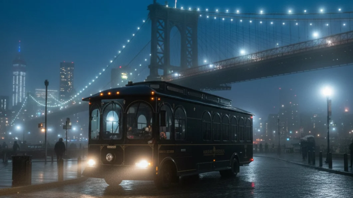 Brooklyn haunted trolley tour mixes ghost stories with mob history and forgotten graves
