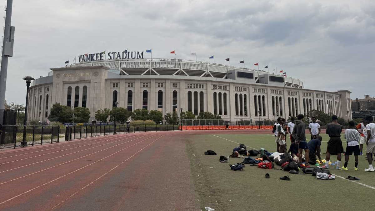 Macombs Dam Park next to Yankee Stadium waits on repairs after a fire and a funding gap