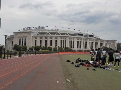 Macombs Dam Park next to Yankee Stadium waits on repairs after a fire and a funding gap