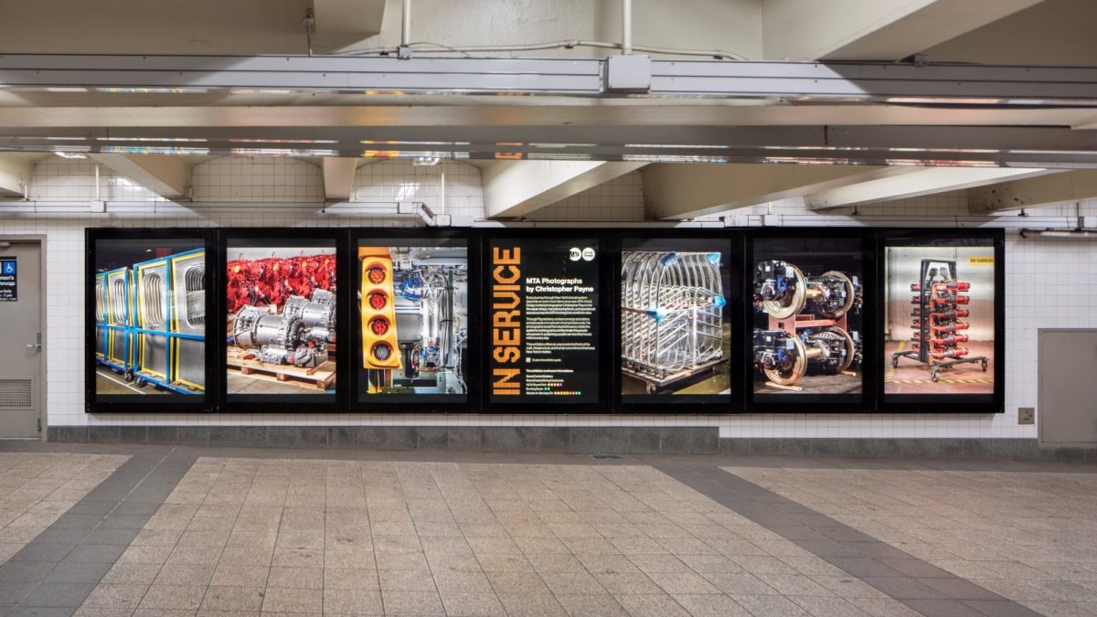 MTA fills 52 retired ad lightboxes with Christopher Payne’s photos of its hidden workshops