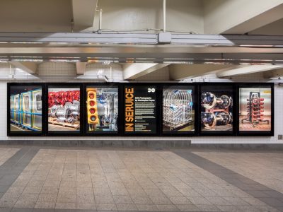 MTA fills 52 retired ad lightboxes with Christopher Payne’s photos of its hidden workshops