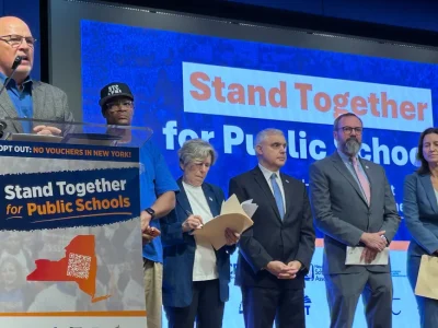 Union leaders warn Hochul that joining Trump’s school tax credit would hurt public schools