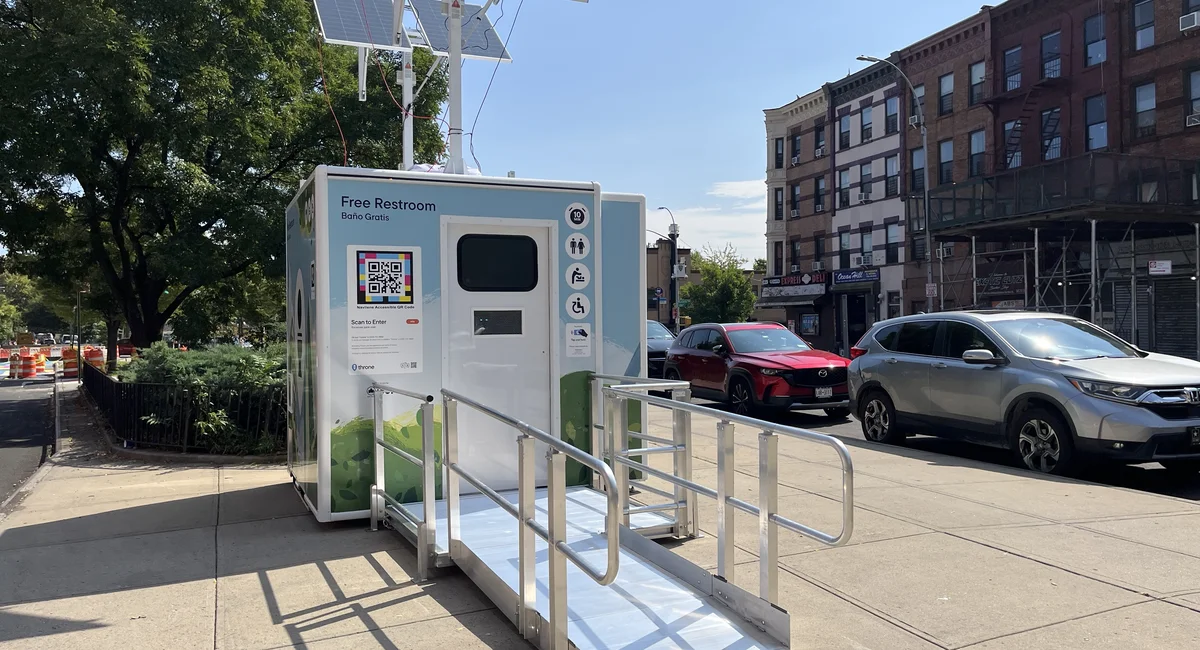 NYC opens the first 2 of 17 free public bathrooms, with a 10-minute limit