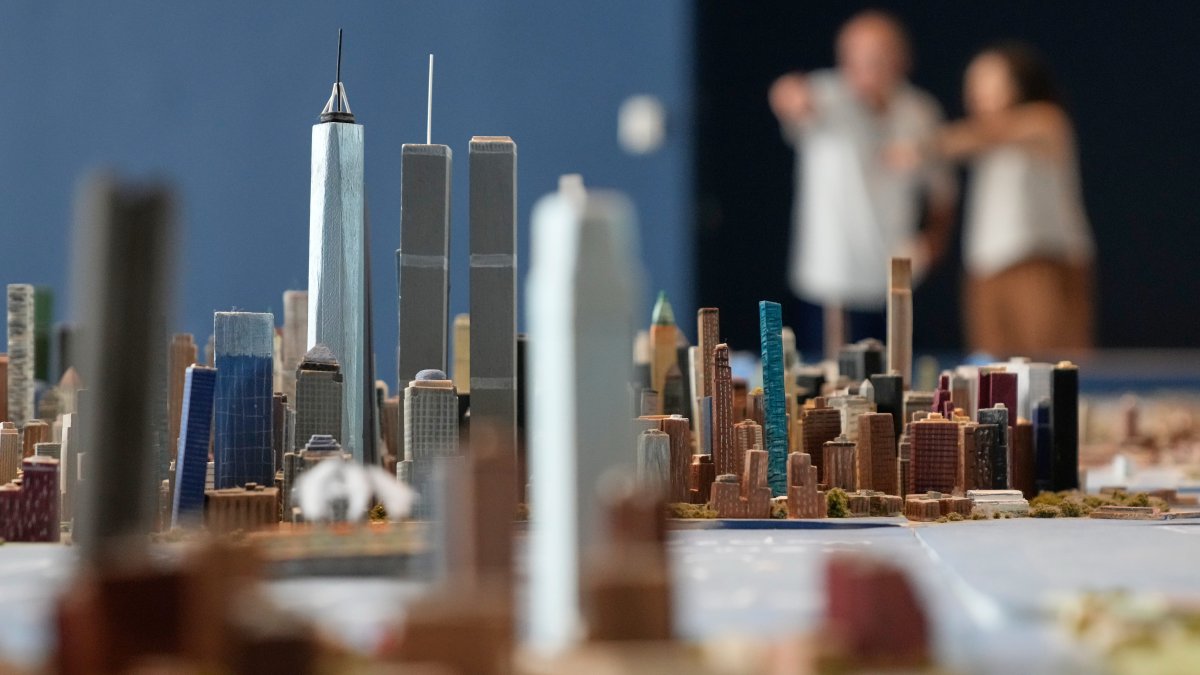 A basement-built New York, 50 feet wide, is on view through Oct. 12