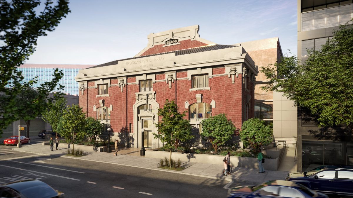Brooklyn’s first Carnegie library will get its skylight back in Safdie redesign