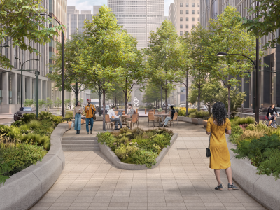 Midtown’s Park Avenue to trade car lanes for planted medians and a two-way bike path