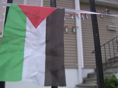 Yonkers police investigate a threatening letter sent over a family’s Palestinian flags
