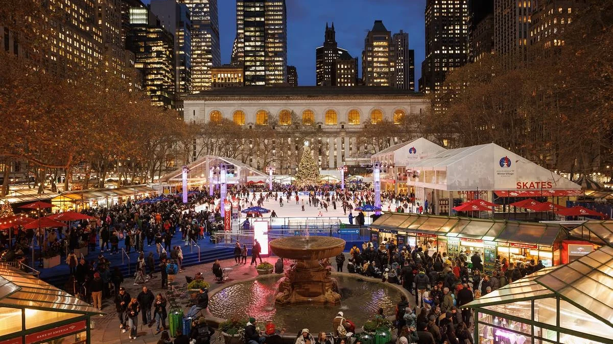 Bryant Park Winter Village opens Oct. 28 with free skating and 170 shops