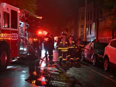 Hancock Street fire in Bushwick displaces 11 and empties three buildings