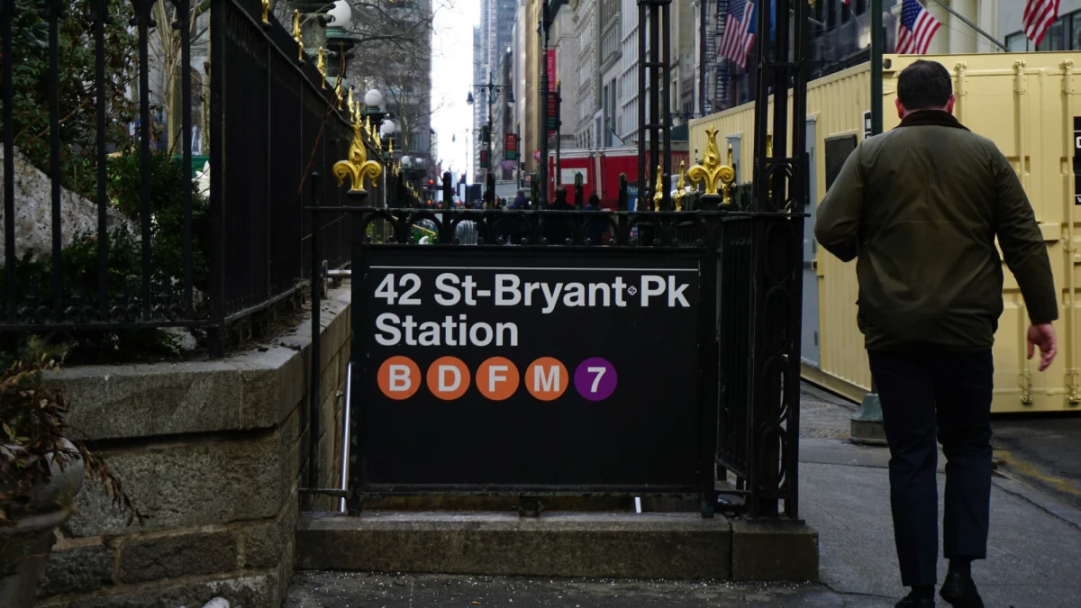 Toll money starts building subway elevators, with Bryant Park first in line