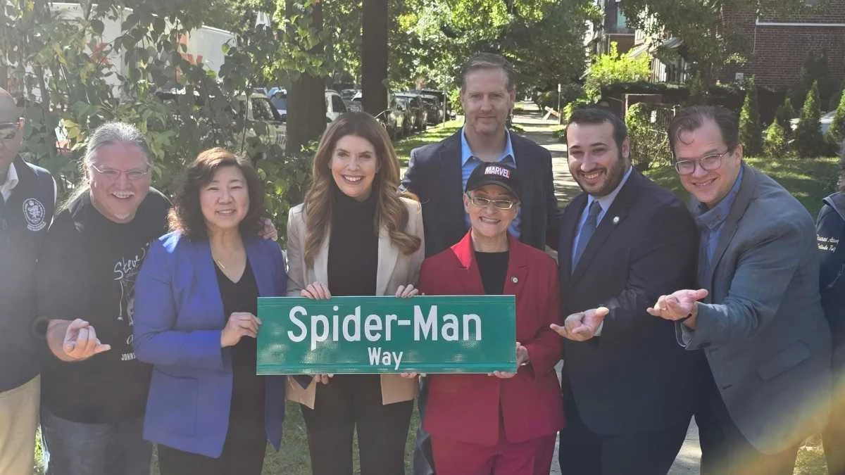 Forest Hills now has a Spider-Man Way, a short walk from Peter Parker’s Ingram Street home