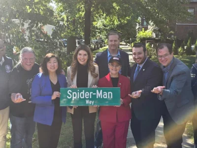 Forest Hills now has a Spider-Man Way, a short walk from Peter Parker’s Ingram Street home