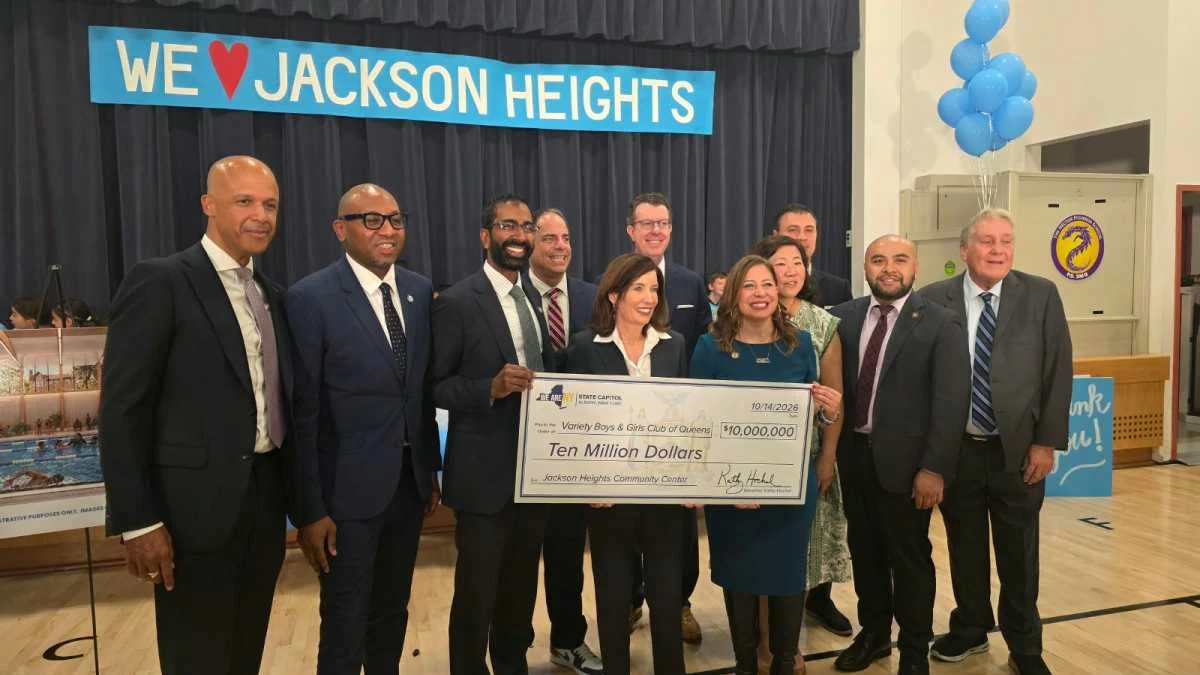 Hochul’s $10M pushes a Jackson Heights youth center with a pool past the halfway mark