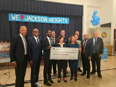 Hochul’s $10M pushes a Jackson Heights youth center with a pool past the halfway mark