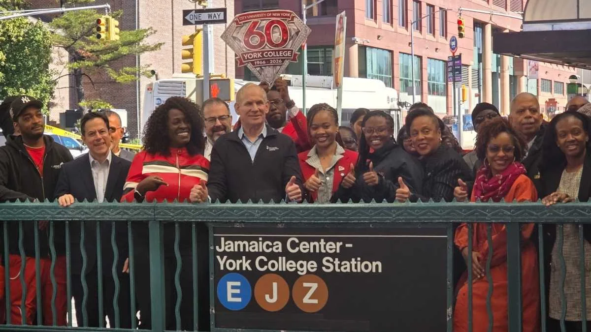 Jamaica Center subway hub now carries York College’s name