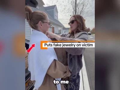Police say a hug was the setup in a Valley Stream senior’s necklace theft