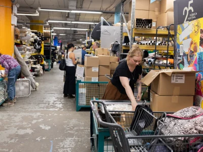 Inside the free Queens warehouse where NYC teachers stock their classrooms