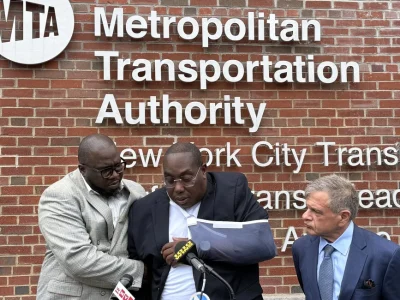 Brownsville school dean to sue MTA after a fare check outside a B14 bus left him on the ground