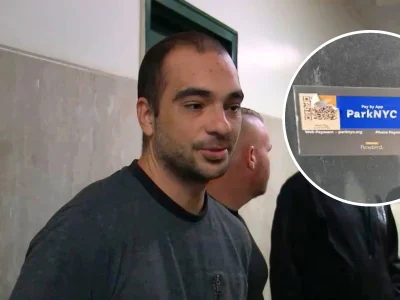 Fake QR codes on 64 Manhattan parking kiosks led to a card-stealing site, prosecutors say