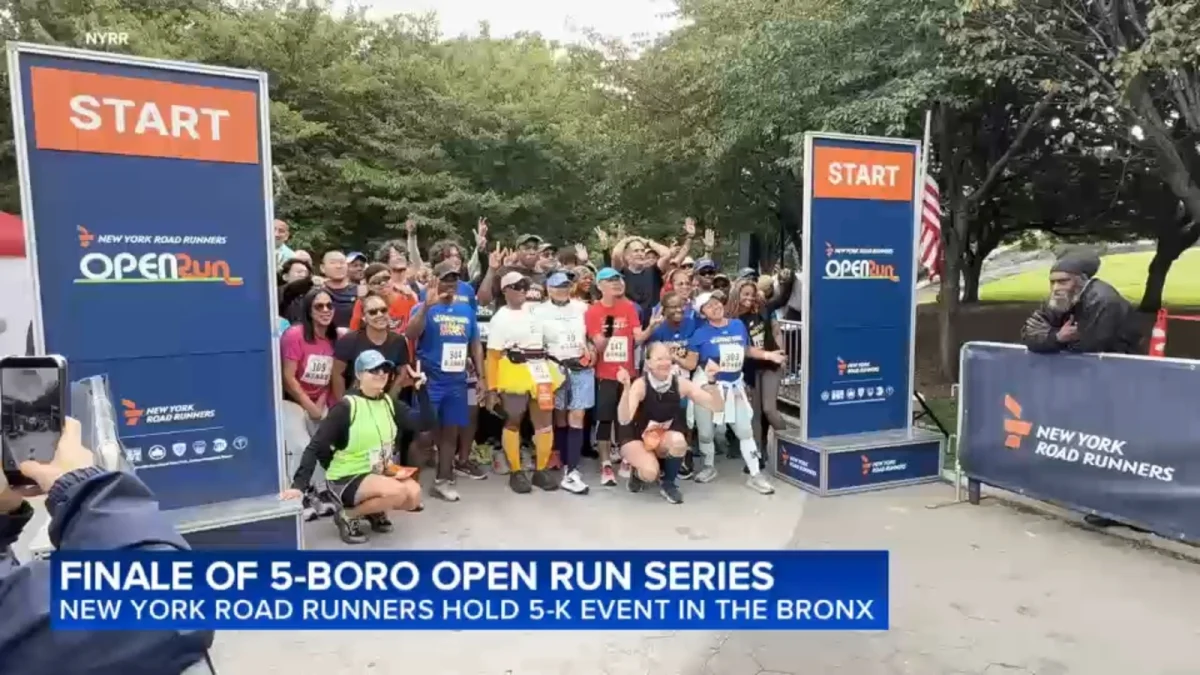 Free running series honoring 50 years of the five-borough marathon route wraps up in the Bronx