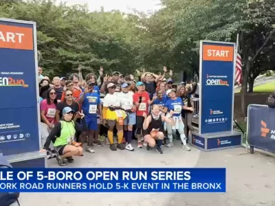 Free running series honoring 50 years of the five-borough marathon route wraps up in the Bronx
