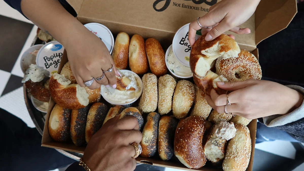 PopUp Bagels opens in Times Square Oct. 16 with a Katz’s pastrami butter