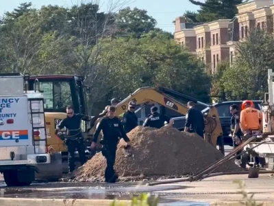 Babylon worker, 56, dies when water main break floods dig at Roosevelt Field