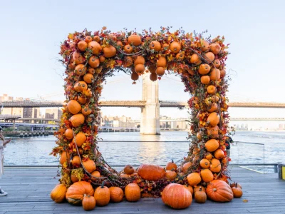 Pier 17’s glowing 10-foot pumpkin arch is back Oct. 22, and it’s free